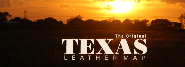 The Original Texas Leather Map